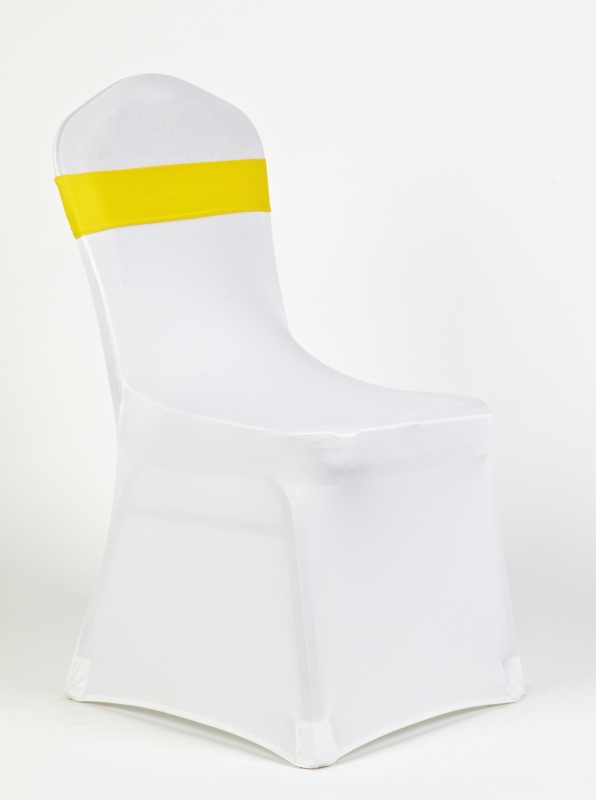 Fehér spandex sárga pánttal spandex