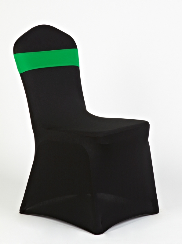 Fekete spandex zöld pánttal spandex