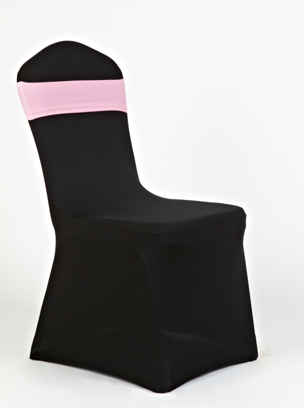 Fekete spandex rózsaszín pánttal spandex