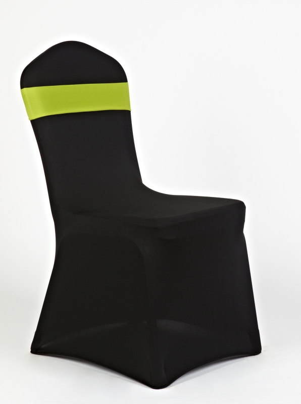 Fekete spandex világos zöld pánttal spandex