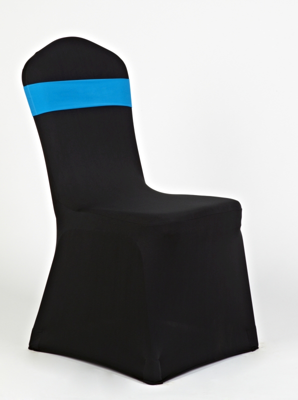 Fekete spandex kék pánttal spandex