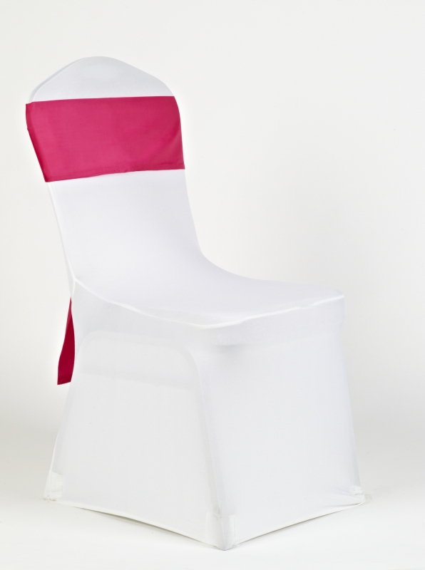 Fehér spandex magenta masnival