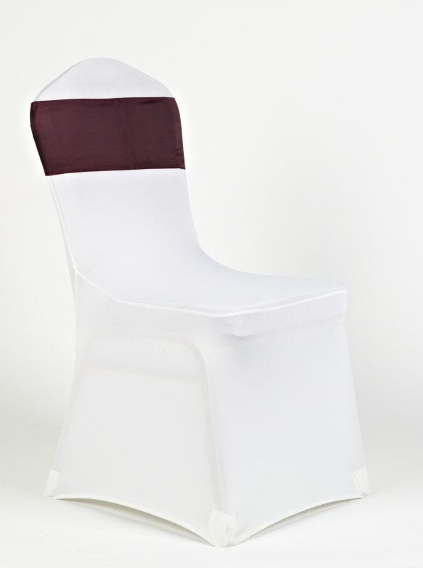 Fehér spandex padlizsán masnival