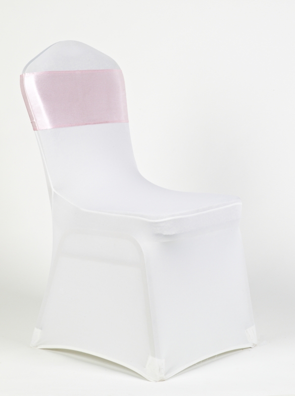 Fehér spandex rózsaszín szatén masnival