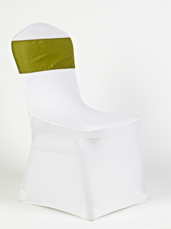 Fehér spandex libafos zöld masnival