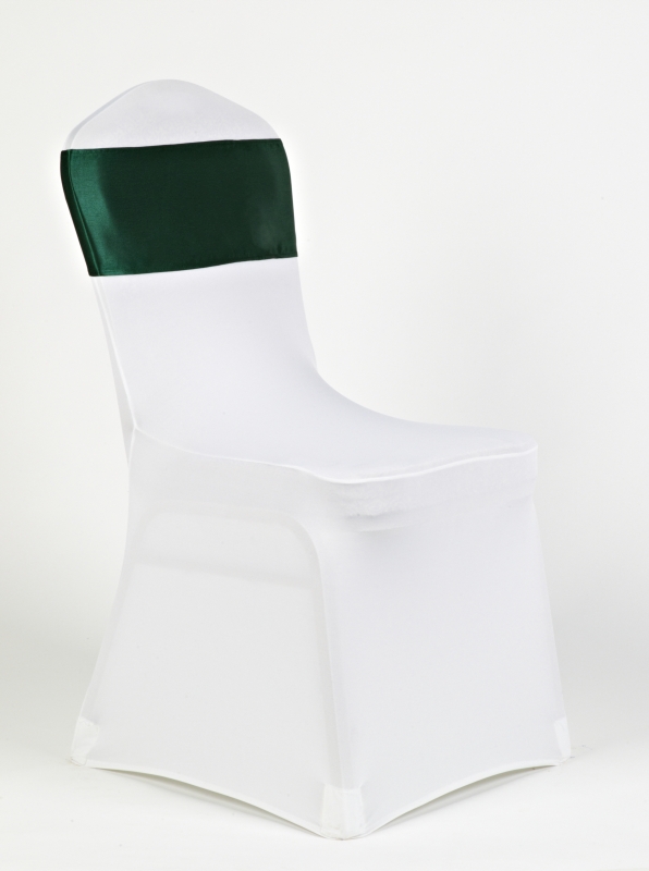 Fehér spandex méregzöld szatén masnival