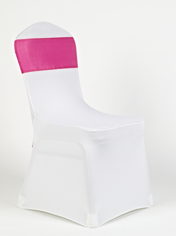 Fehér spandex magenta masnival