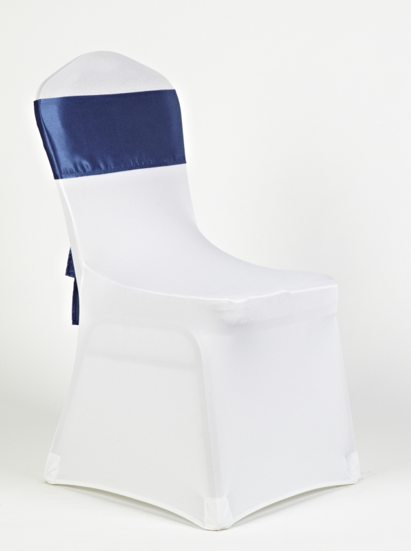 Fehér spandex acél kék masnival