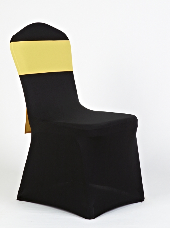 Fekete spandex napsárga minimat masnival