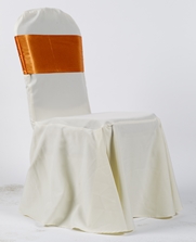 Ekrü székhuzat - Narancs masnival