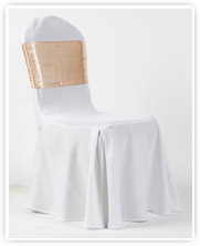 Fehér székhuzat - Barack masnival