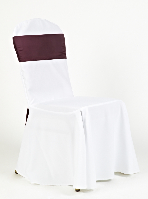 Fehér huzat padlizsán masni