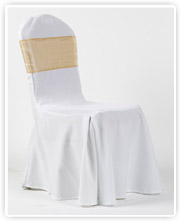 Fehér székhuzat - Tojáshély masnival